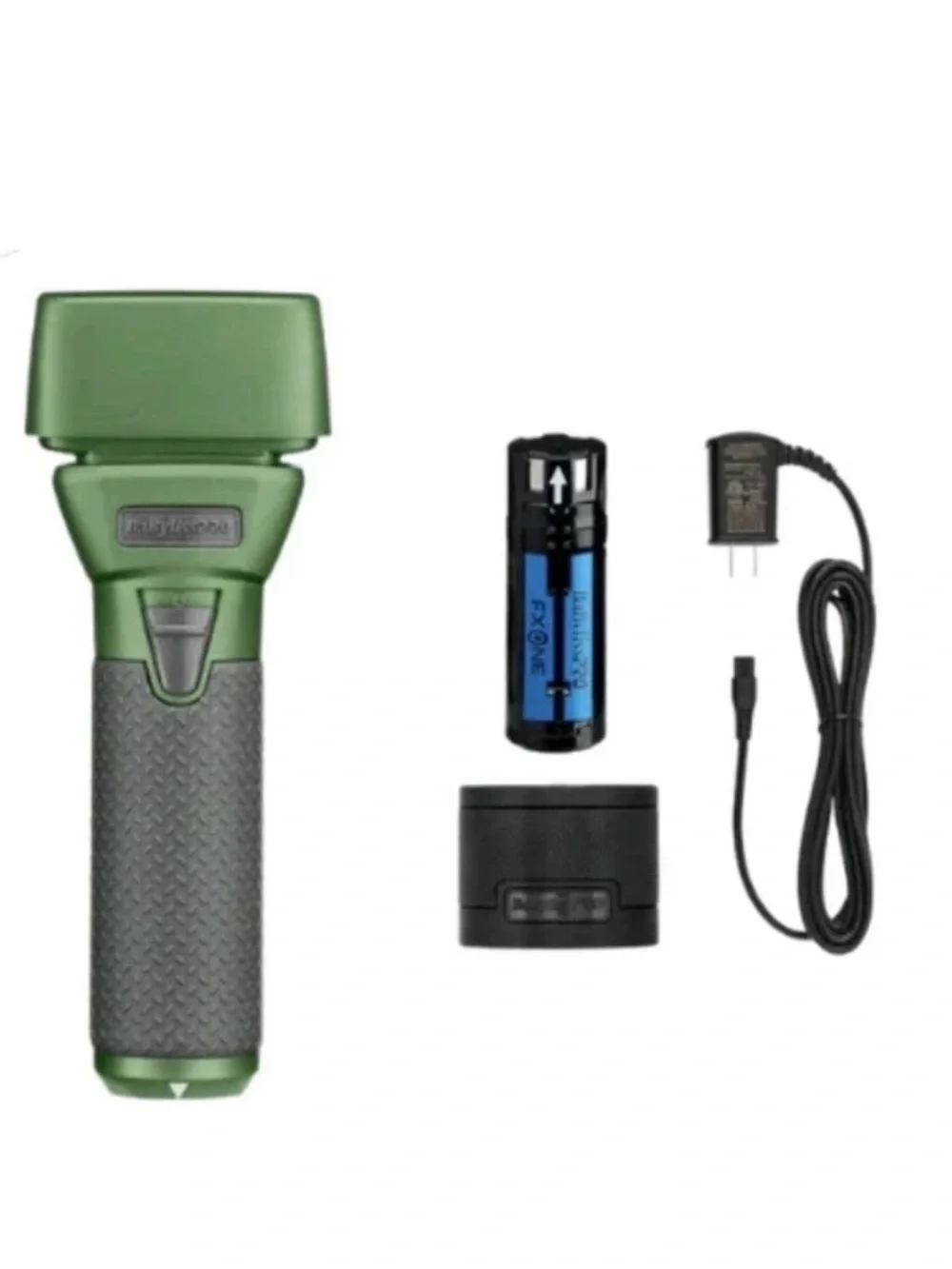 BaBylissPRO FXONE Electric Shaver – Olive Green and Black
